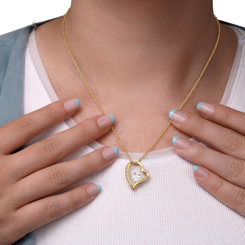 To My Loving Mother Forever Love Necklace