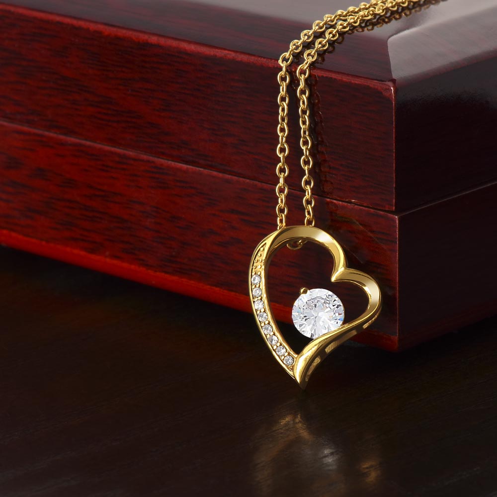To My Loving Mother Forever Love Necklace