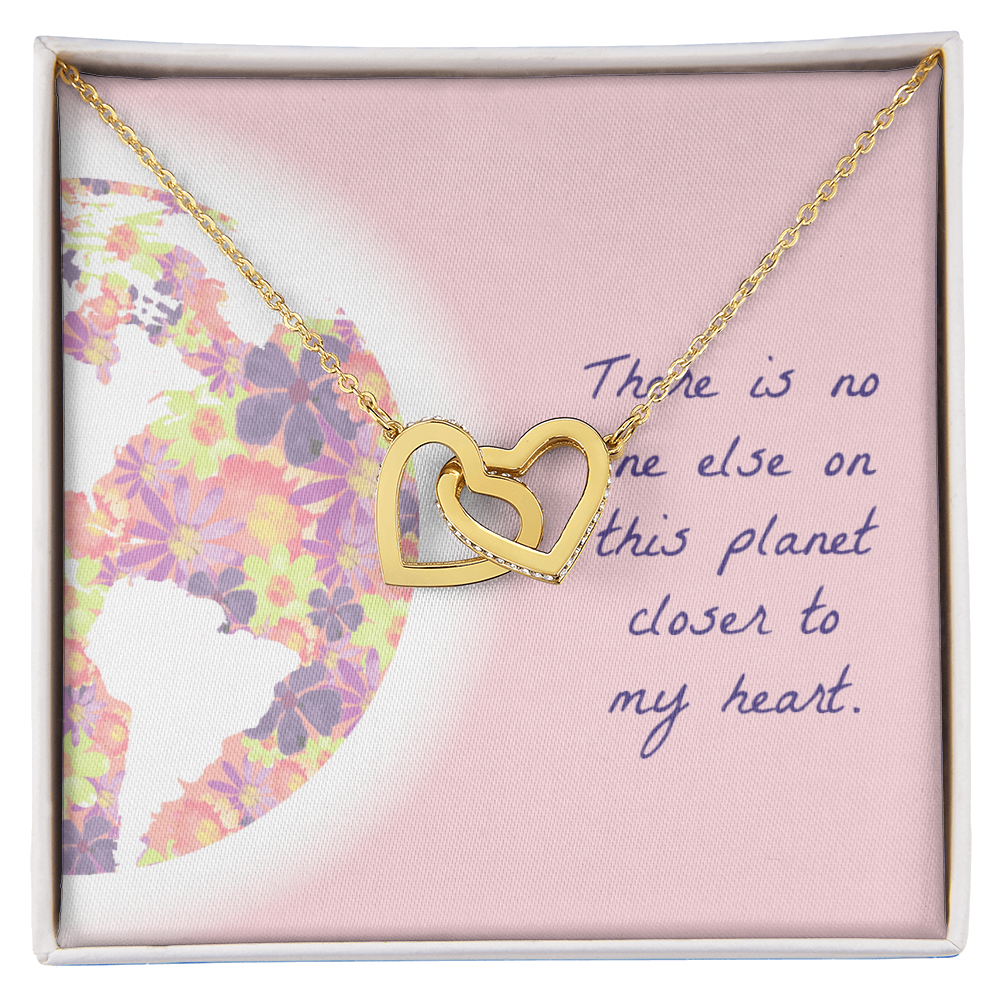 Me & You Mom Interlocking Hearts Necklace