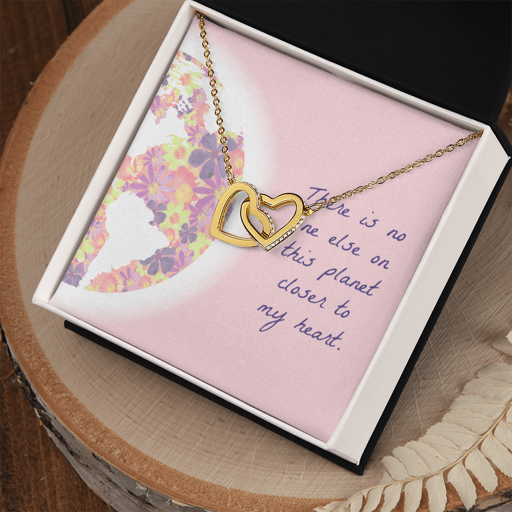 Me & You Mom Interlocking Hearts Necklace