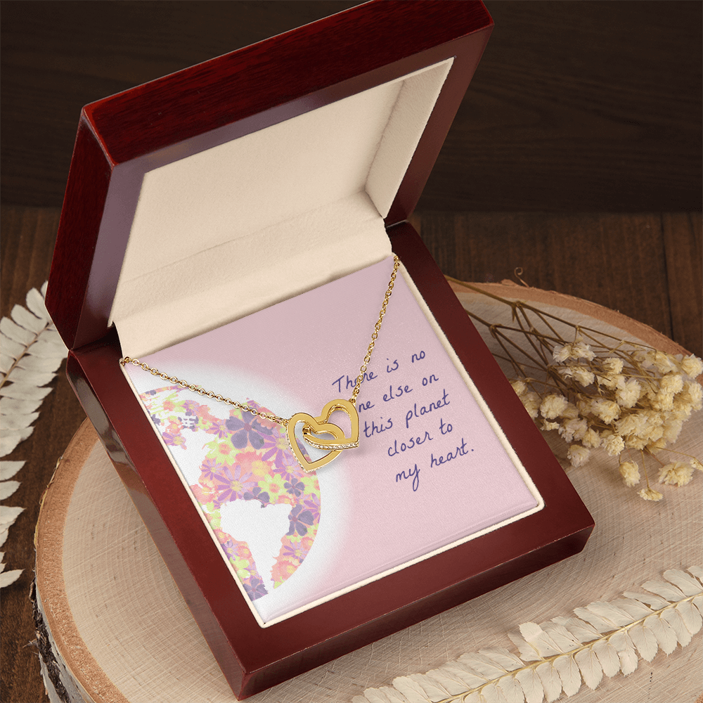 Me & You Mom Interlocking Hearts Necklace