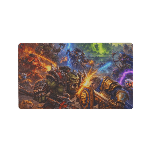 World of Warcraft inspired Horde vs Alliance Gaming Mat