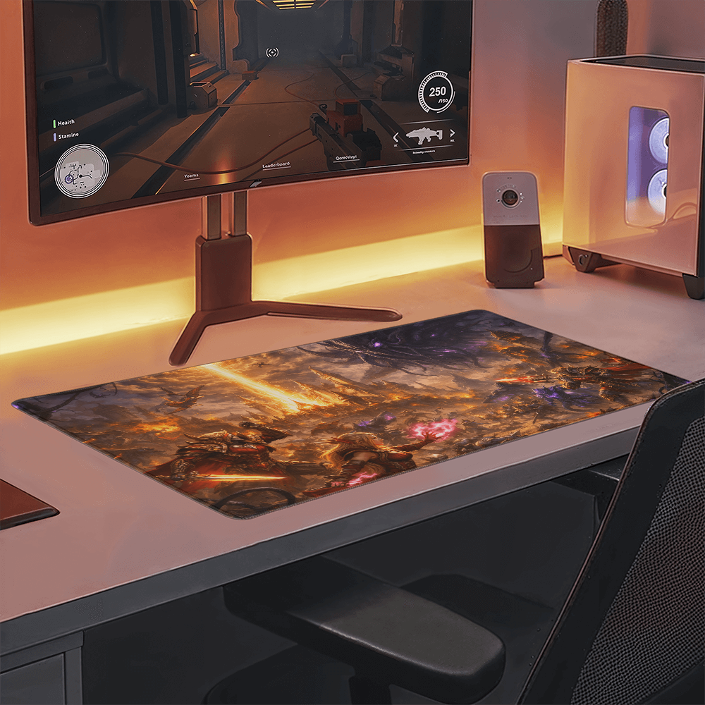 World of Warcraft inspired Midnight Battle Saga Gaming Mat