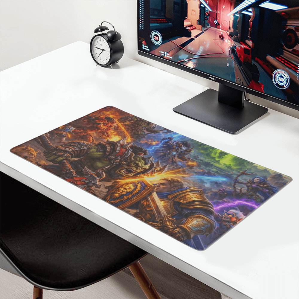 World of Warcraft inspired Horde vs Alliance Gaming Mat