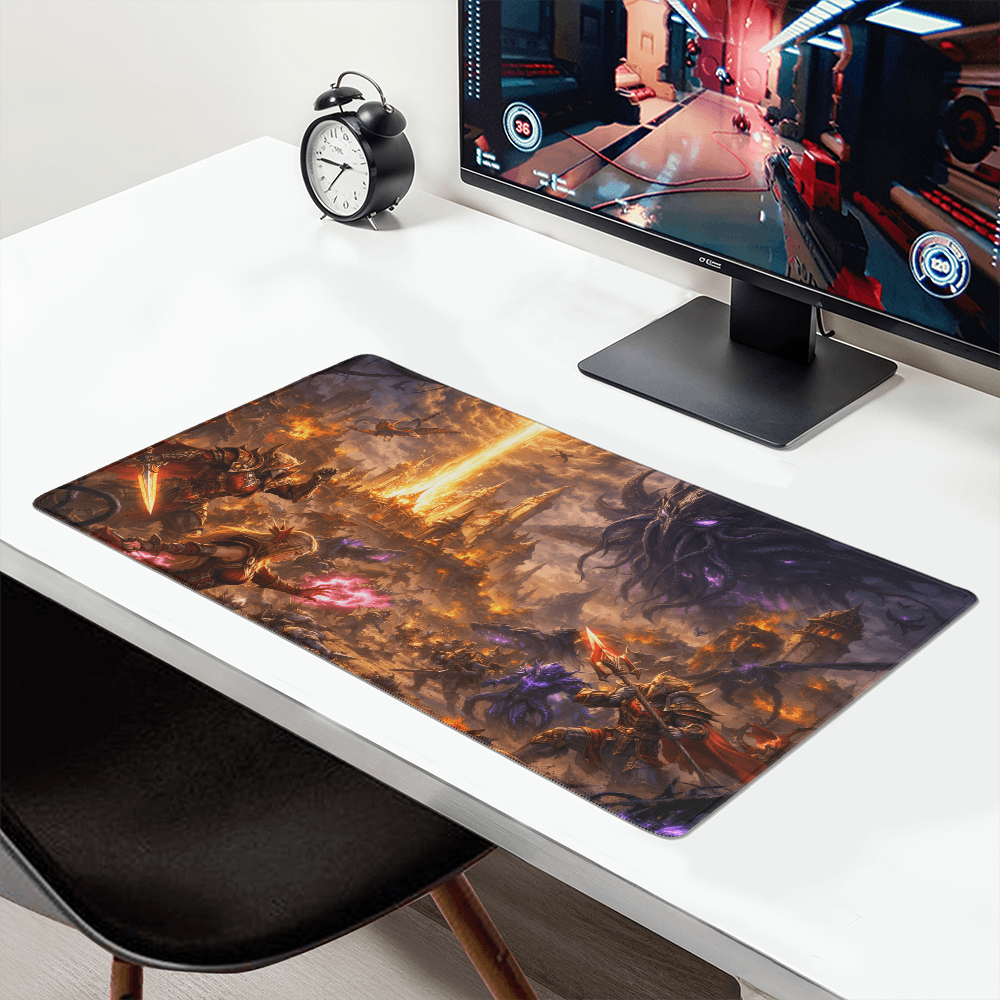 World of Warcraft inspired Midnight Battle Saga Gaming Mat