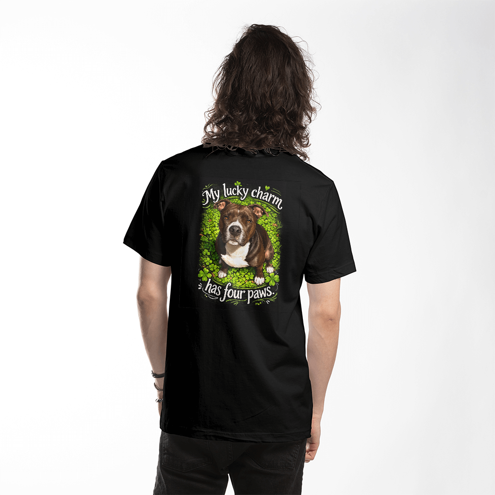 My Lucky Charm Has Four Paws St. Patrick's Pittie T-Shirt