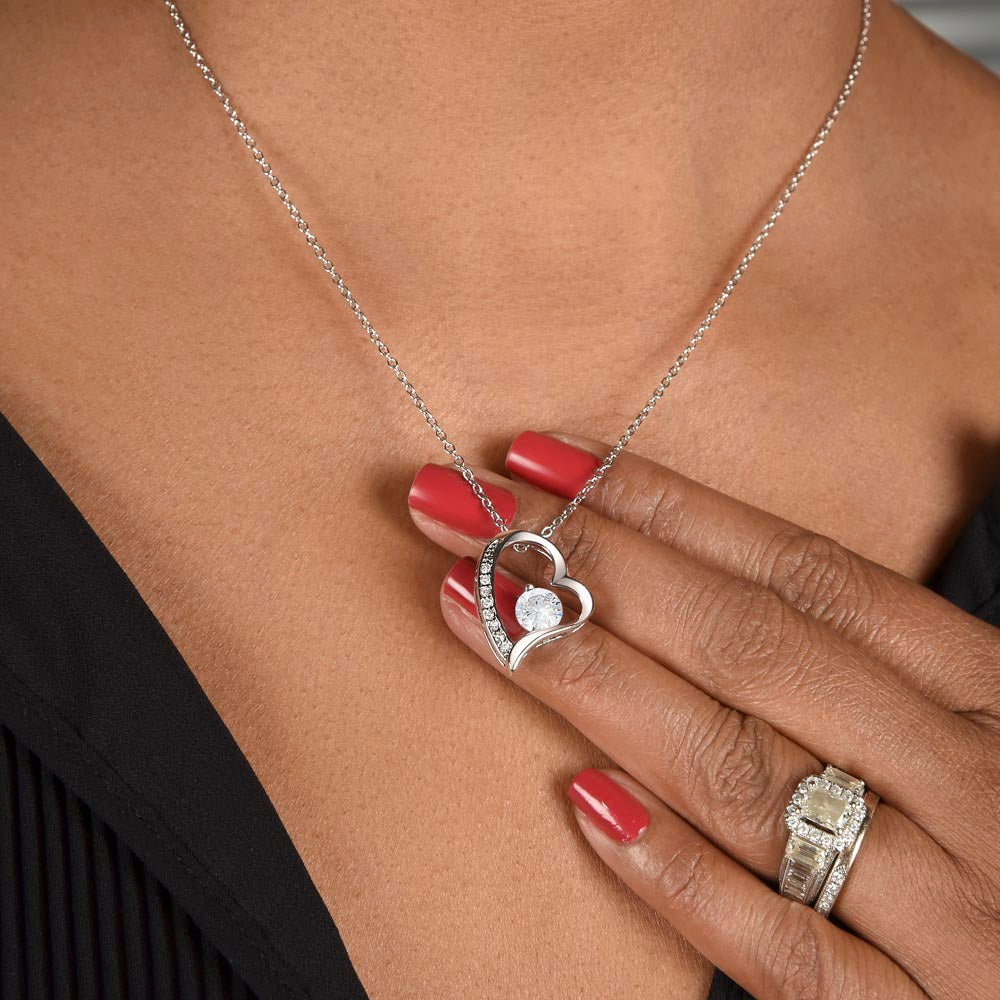 To My Loving Mother Forever Love Necklace