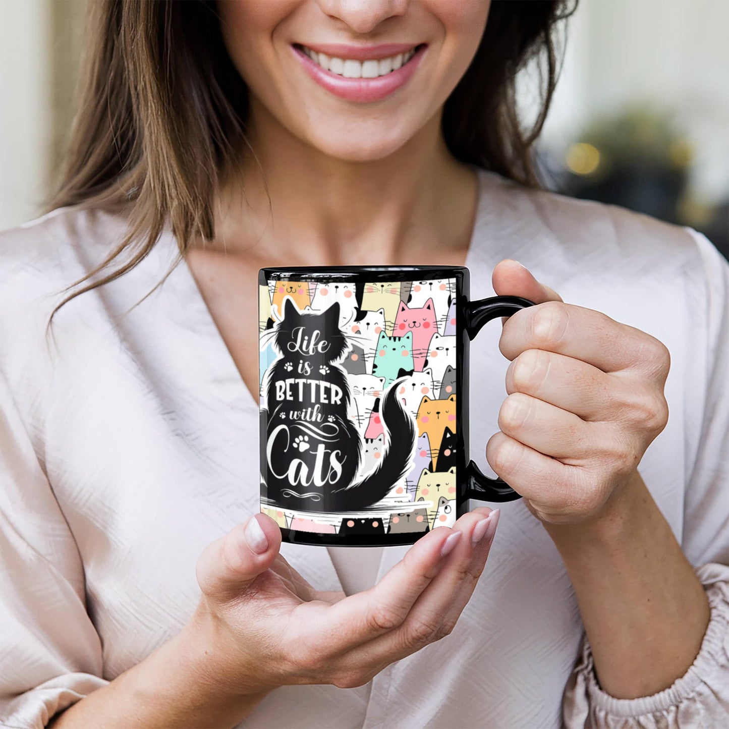 Life is Better with Cats Coffee Mug