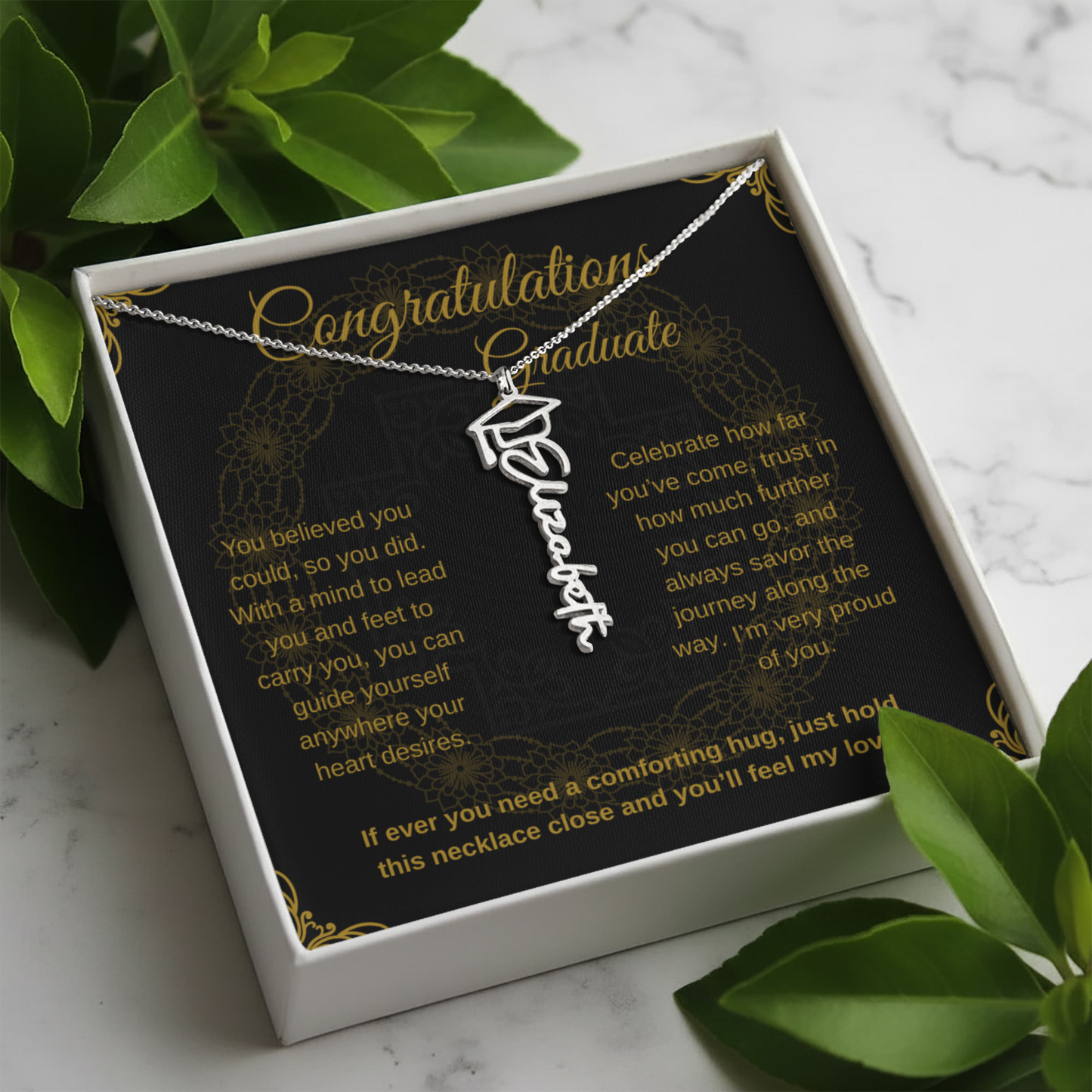Personalized Graduation Necklace