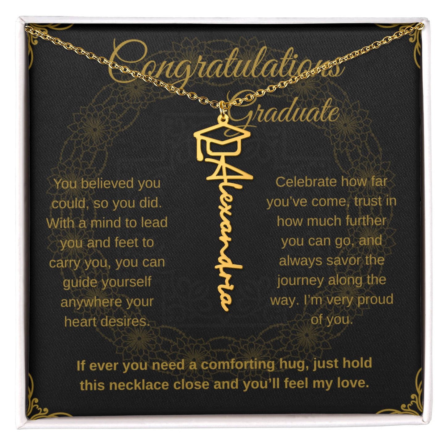 Personalized Graduation Necklace